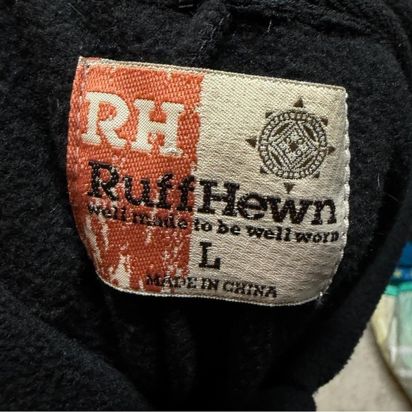 Southwestern Boho Vest Wool Blend Womens SZ L Full Zip Ruff Hewn Nordic Sweater - Picture 3 of 8